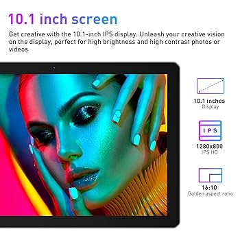 Amazon.com : Xgody 10.1 inch Tablet Android 13 Tablets, 12GB RAM